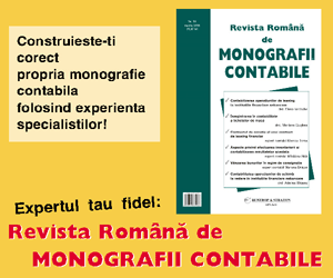 Revista romana de monografii contabile